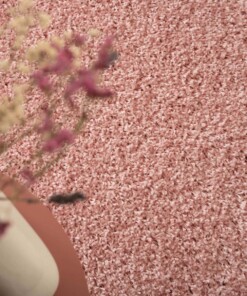 Alfombra cuadrada de pelo largo Shaggy Trend - Rosa claro - close up, thumbnail Alfombra cuadrada de pelo largo Shaggy Trend - Rosa claro - close up, thumbnail