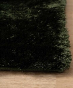 Alfombra Shaggy - Spark Verde Esmeralda - close up, thumbnail