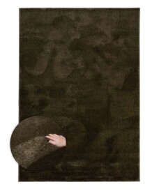 Alfombra de terciopelo - Flair Verde Oliva - overzicht, thumbnail
