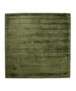 Alfombra cuadrada de viscosa - Verde Glamour - overzicht, thumbnail