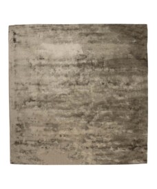 Alfombra cuadrada de viscosa - Pearl Verde oliva - overzicht, thumbnail