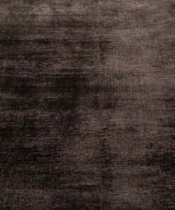 Alfombra de viscosa - Glamour Marrón Oscuro - close up, thumbnail