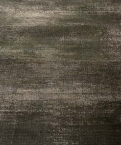 Alfombra ovalada de viscosa - Glamour Verde Oliva - close up, thumbnail