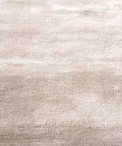 Alfombra cuadrada de viscosa - Pearl Crema - close up, thumbnail