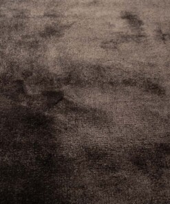 Alfombra de viscosa - Pearl Marrón Oscuro - close up, thumbnail