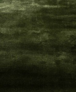 Alfombra ovalada de viscosa - Pearl Verde - close up, thumbnail