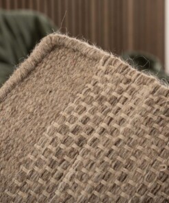 Alfombra cuadrada de lana Ulstein - Natural - close up, thumbnail