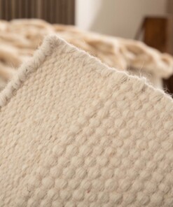 Alfombra de lana Ulstein - Blanco - close up, thumbnail Alfombra de lana Ulstein - Blanco - close up, thumbnail