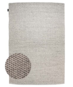 Alfombra de lana - Vridning Gris Claro - overzicht