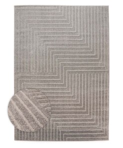 Alfombra de estilo escandinavo - Contour Edge Gris - overzicht