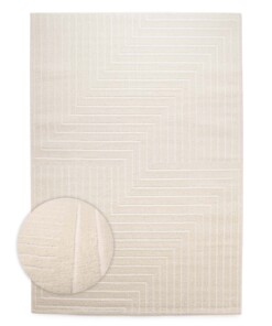 Alfombra de estilo escandinavo - Contour Edge Crema - overzicht