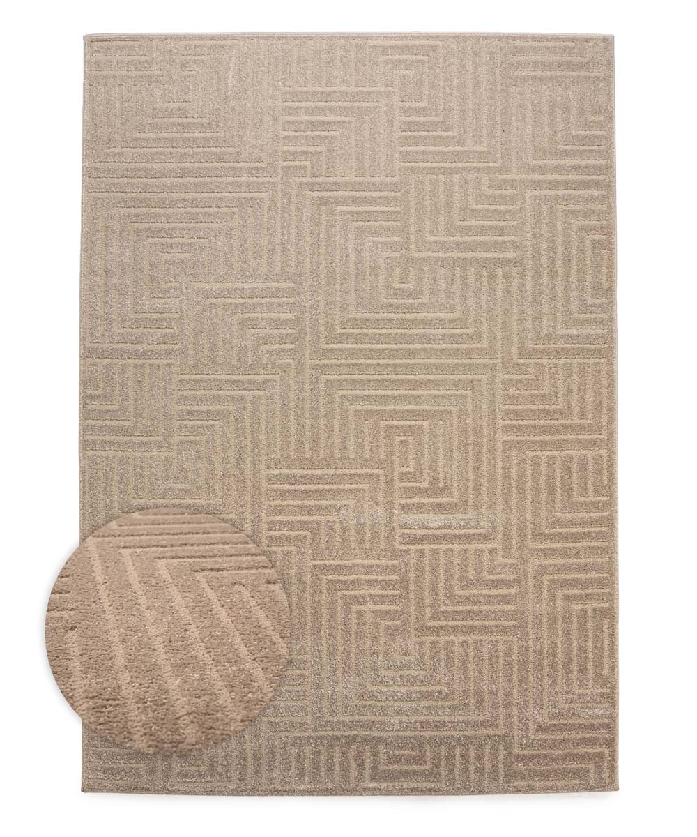 Alfombra de estilo escandinavo - Contour Gem Beige - overzicht Alfombra de estilo escandinavo - Contour Gem Beige - overzicht