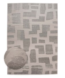 Alfombra de estilo escandinavo - Contour Stone Gris - overzicht, thumbnail