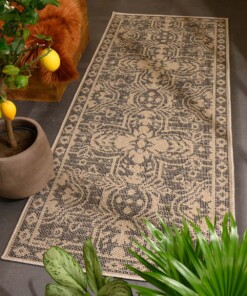 Alfombra de balcón Sunny Oriental - Beige/Negro - sfeer, thumbnail