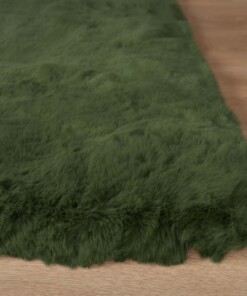 Alfombra cuadrada suave de pelo largo - Comfy Deluxe Verde Oliva Alfombra cuadrada suave de pelo largo - Comfy Deluxe Verde Oliva
