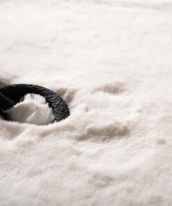 Alfombra cuadrada suave de pelo largo - Comfy Deluxe Blanco