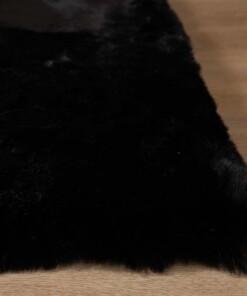 Alfombra cuadrada suave de pelo largo - Comfy Deluxe Negro Alfombra cuadrada suave de pelo largo - Comfy Deluxe Negro