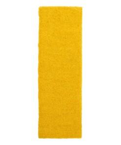 Alfombra de pasillo de pelo largo Shaggy Trend - Amarillo - overzicht