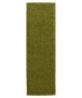 Alfombra de pasillo de pelo largo Shaggy Trend - Verde - overzicht, thumbnail