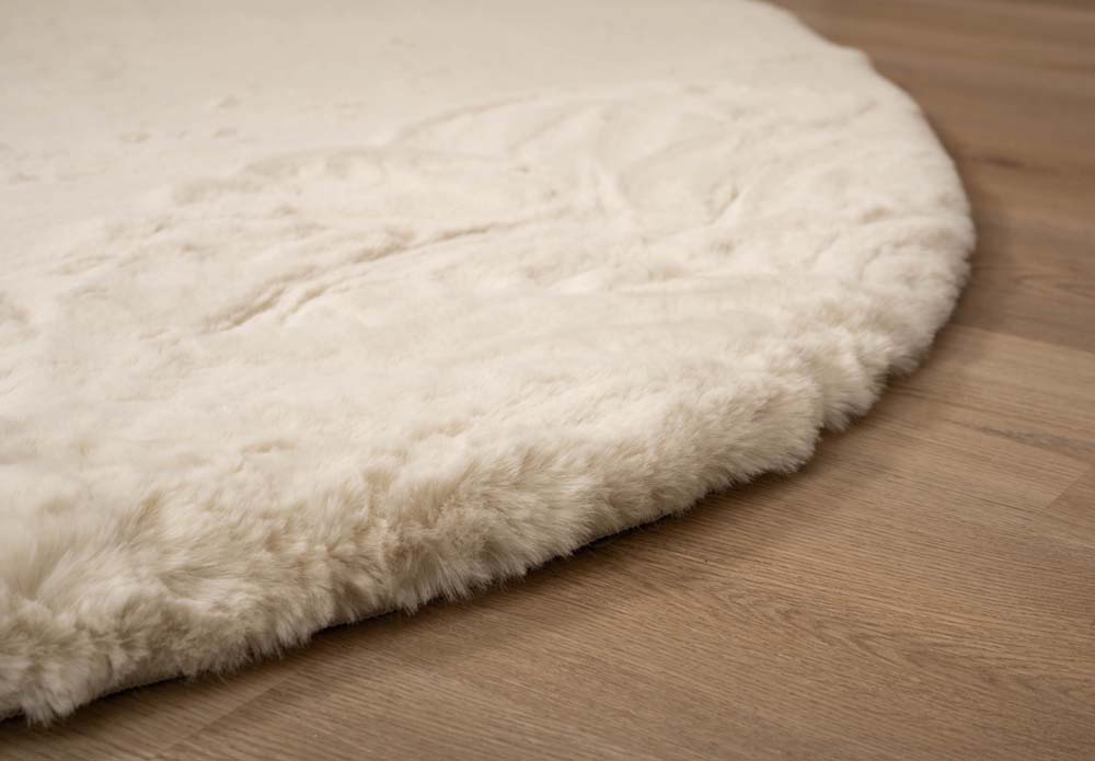 Alfombra suave de forma natural - Comfy Plus Crema Alfombra suave de forma natural - Comfy Plus Crema