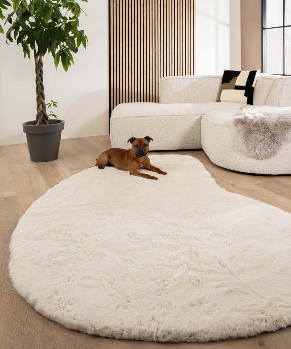 Alfombra suave de forma natural - Comfy Plus Crema Alfombra suave de forma natural - Comfy Plus Crema