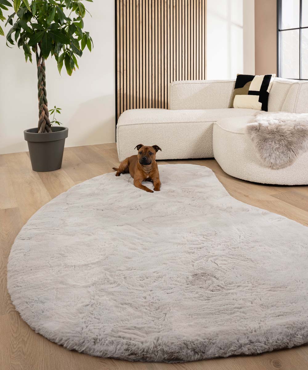 Alfombra suave de forma natural - Comfy Plus Gris Claro Alfombra suave de forma natural - Comfy Plus Gris Claro