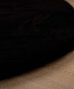 Alfombra suave de forma natural - Comfy Plus Negro