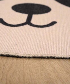Alfombra de osos para niños - Smile Blanco/Negro - close up, thumbnail