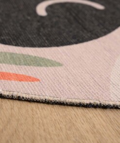 Alfombra de zorros para niños - Smile Gris - close up, thumbnail Alfombra de zorros para niños - Smile Gris - close up, thumbnail