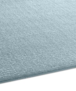 Alfombra redonda suave - Loft azul claro (lavable a 30 °C) - close up, thumbnail Alfombra redonda suave - Loft azul claro (lavable a 30 °C) - close up, thumbnail