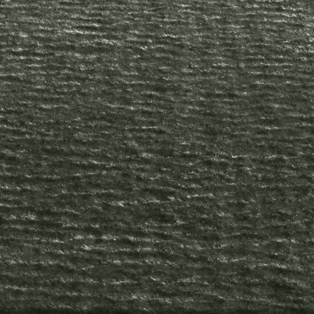 Alfombra redonda suave - Loft verde oscuro (lavable a 30 °C) - close up Alfombra redonda suave - Loft verde oscuro (lavable a 30 °C) - close up