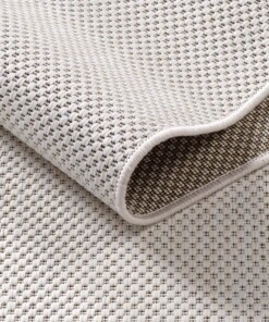 Alfombra exterior - Elara crema - close up, thumbnail