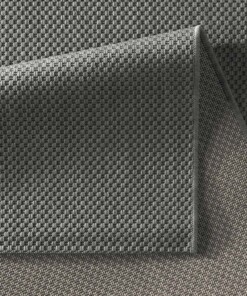 Alfombra exterior - Elara antracita - close up, thumbnail