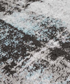 Alfombra abstracta - Arlo azul - close up, thumbnail