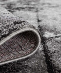 Alfombra abstracta - Arlo gris - close up, thumbnail