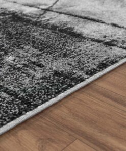 Alfombra abstracta - Arlo gris - close up, thumbnail