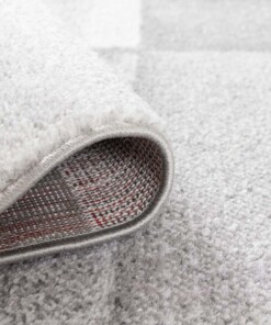 Alfombra moderna - Cleo gris/azul - close up, thumbnail