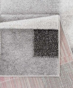 Alfombra moderna - Cleo gris/azul - close up, thumbnail