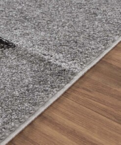 Alfombra moderna - Cleo gris - close up, thumbnail