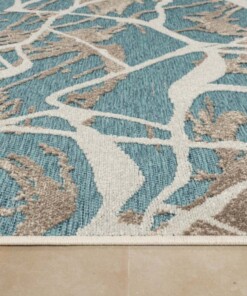 Alfombra exterior - Marble azul - close up, thumbnail