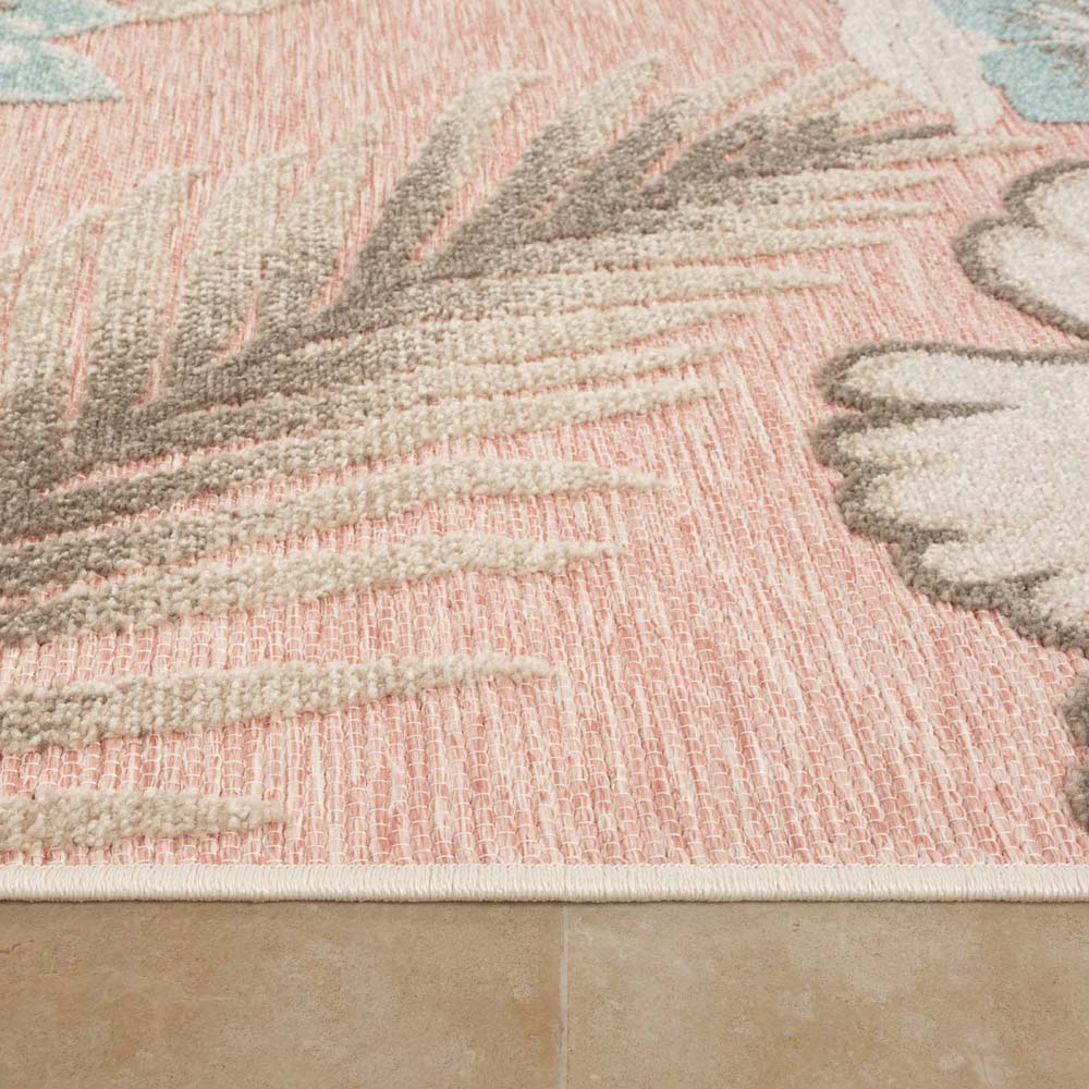 Alfombra exterior flores - Yara rosa - close up Alfombra exterior flores - Yara rosa - close up