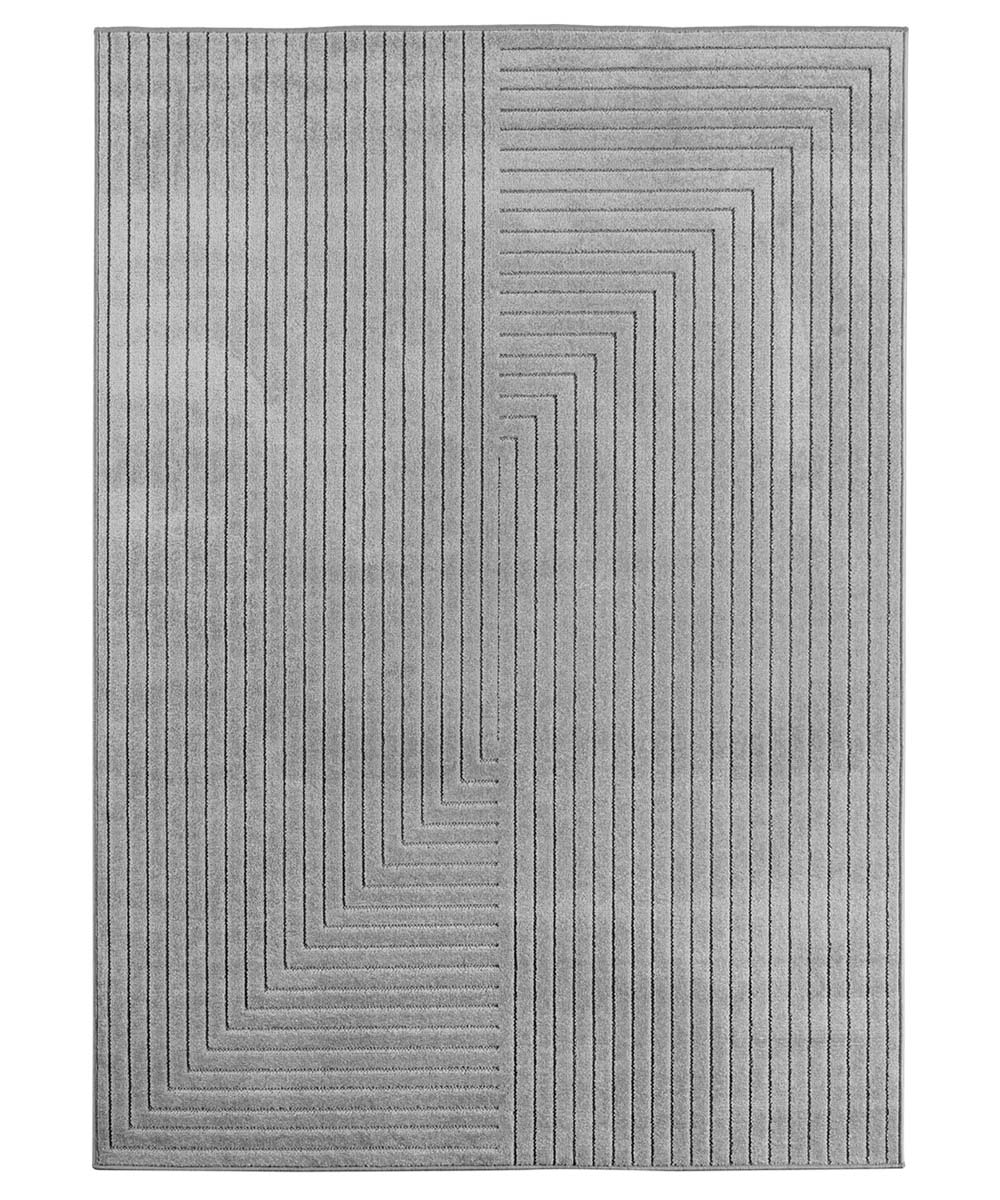Alfombra de exterior - Naara Lini gris - overzicht Alfombra de exterior - Naara Lini gris - overzicht