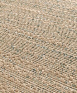 Alfombra Exterior - Corde Melange Natural/Verde