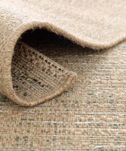 Alfombra Exterior - Corde Melange Natural/Verde
