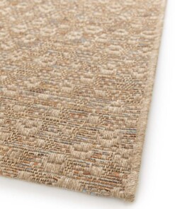 Alfombra Exterior Cuadrada - Corde Trellis Natural/Atardecer