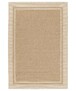 Alfombra Exterior Cuadrada - Corde Cadre Natural/Blanco - overzicht, thumbnail