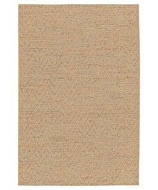 Alfombra con zigzag exterior - Corde Chevron natural/sunset - overzicht, thumbnail