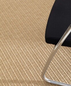 Alfombra de exterior rayas - Corde Ripple natural
