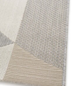 Alfombra Exterior Abstracta - Verdance Celeste Gris/Beige