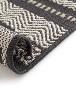 Alfombra Exterior Rayas - Verdance Cadence Negro